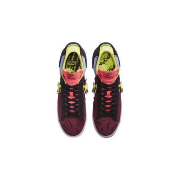 Nike Acronym Blazer Low Mens Casual Sneaker Shoes Maroon DN2067-600 NEW Multi Sz - Picture 3 of 7